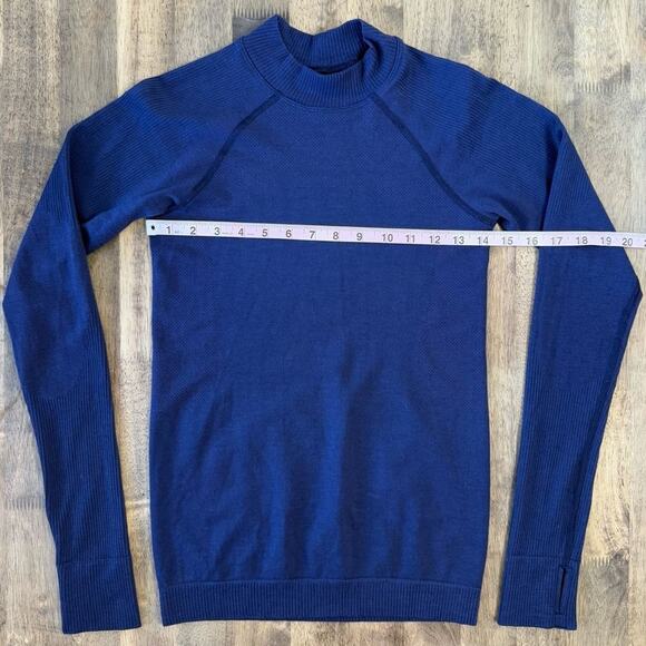 Lululemon Women’s Rest Less Swiftly Run Performance Sweater Sweater Blue Size S - Picture 4 of 9